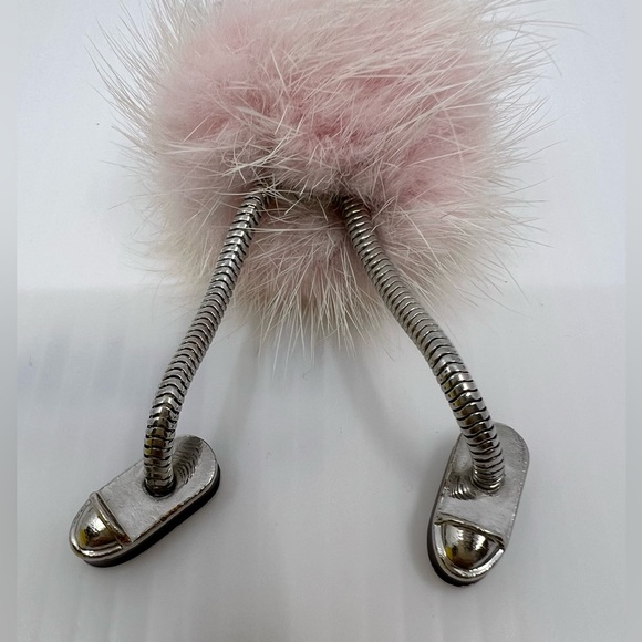 Fendi Pink Mink Hypnoteyes Chick Pom Pom Bag Charm - Picture 5 of 7